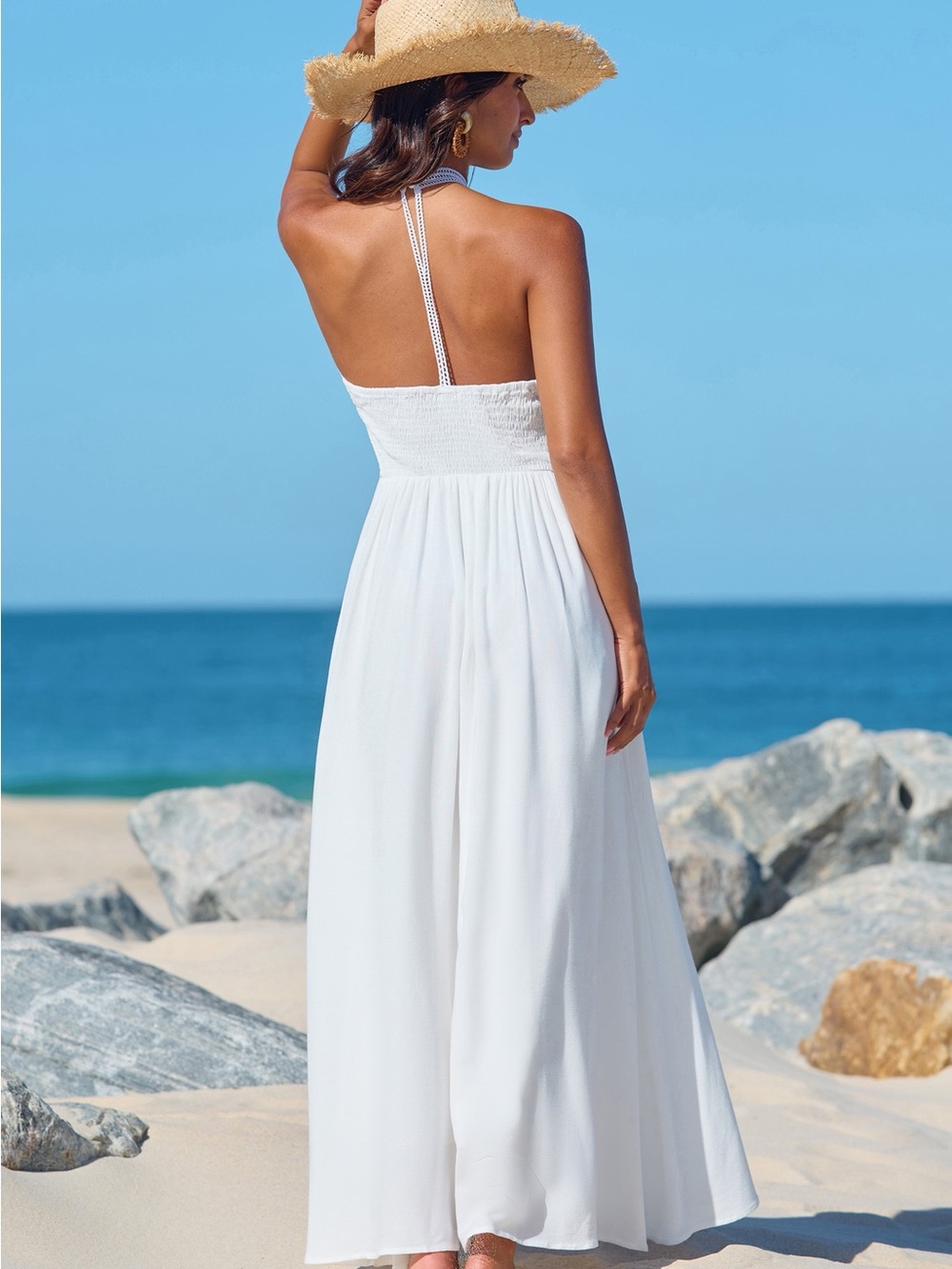 Cupshe Everlasting Charm White Maxi Dress - Picture 2 of 8